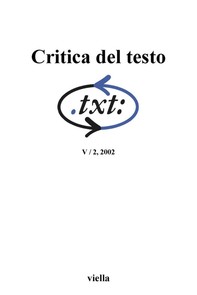 Critica del testo (2002) Vol. 5/2 - Librerie.coop