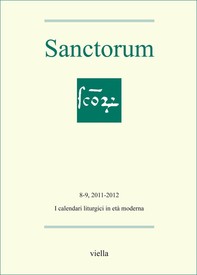 Sanctorum 8-9: Les calendriers liturgiques à l’âge moderne - Librerie.coop