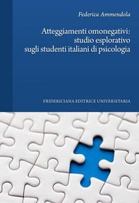 Atteggiamenti omonegativi: studio esplorativo sugli studenti italiani di psicologia - Librerie.coop