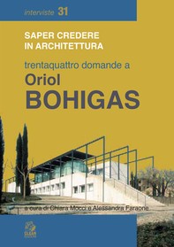 Trentaquattro domande a Oriol Bohigas - Librerie.coop