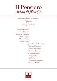 Spinoza/Teologia politica (2011/1-2) - Librerie.coop