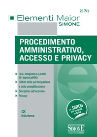 Procedimento Amministrativo, Accesso e Privacy - Librerie.coop