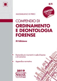 Compendio di Ordinamento e Deontologia Forense - Librerie.coop