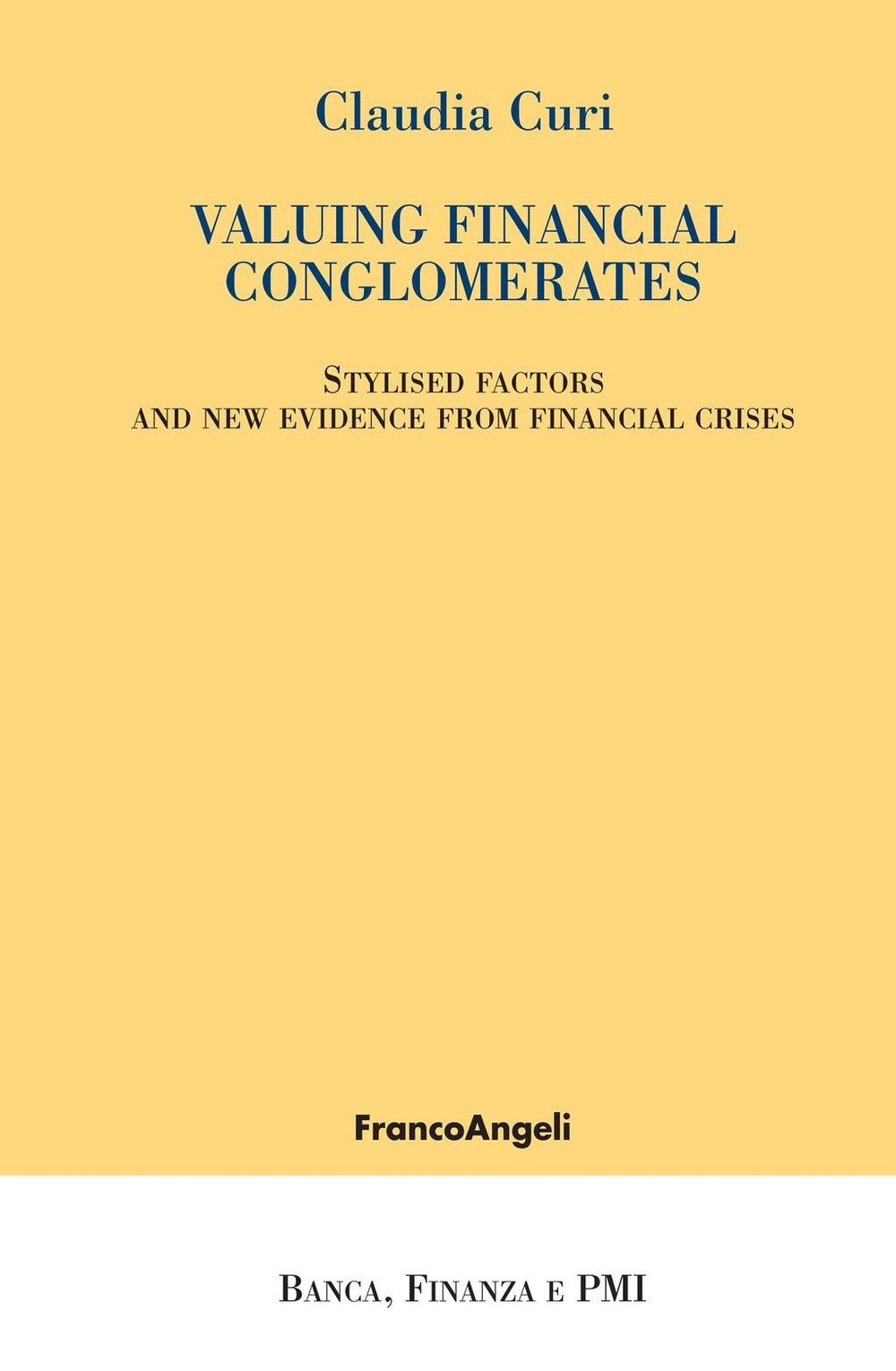 Valuing Financial Conglomerates - Librerie.coop