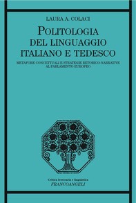 Politologia del linguaggio italiano e tedesco - Librerie.coop