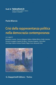 Crisi della rappresentanza politica nella democrazia - e-Book - Librerie.coop