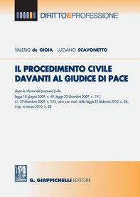 Il procedimento civile davanti al Giudice di Pace - Librerie.coop
