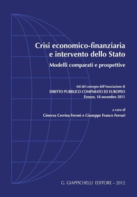 Crisi economico- finanziaria e intervento dello Stato. - Librerie.coop