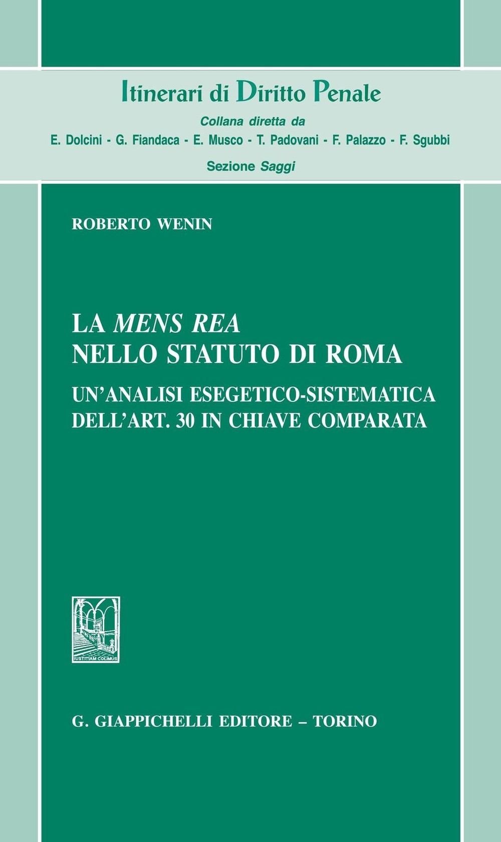 La mens rea nello Statuto di Roma - Librerie.coop