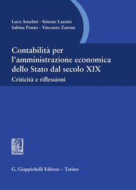 Contabilità per l'amministrazione economica dello Stato dal secolo XIX - Librerie.coop