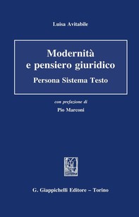 Modernità e pensiero giuridico - Librerie.coop