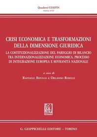 Crisi economica e trasformazioni della dimensione giuridica - Librerie.coop