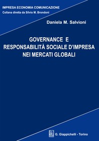 Governance e responsabilità sociale d'impresa nei mercati globali - Librerie.coop
