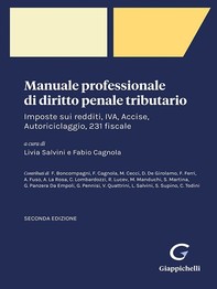 Manuale professionale di diritto penale tributario - e-Book - Librerie.coop