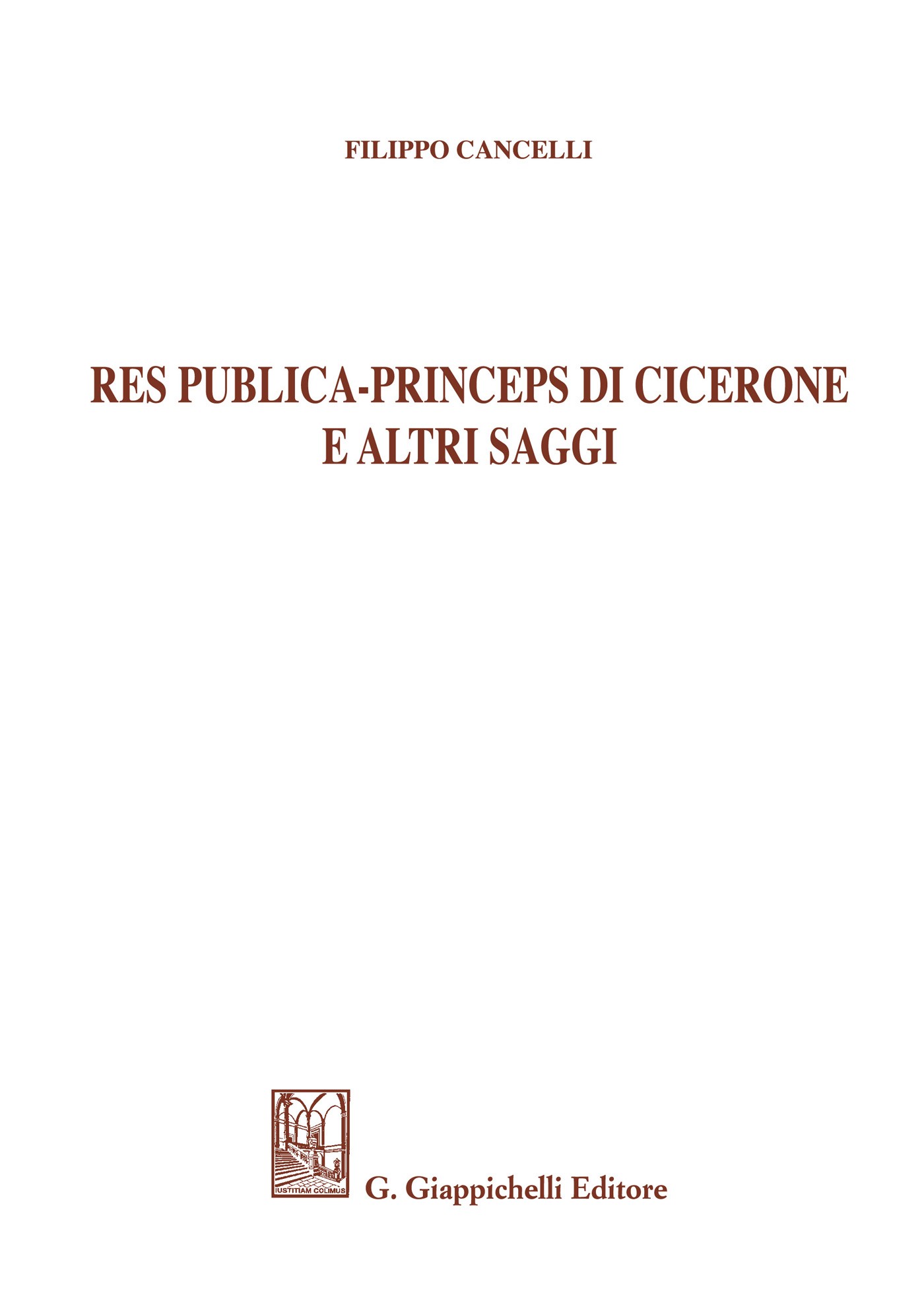 Res publica - Princeps di Cicerone e altri saggi - Librerie.coop