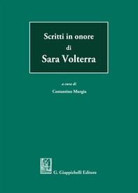 Scritti in onore di Sara Volterra - Librerie.coop