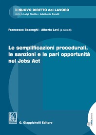 Le semplificazioni procedurali, le sanzioni e le pari opportunità nel Jobs Act - Librerie.coop