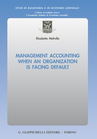 Management accounting when an organization is facing default - Librerie.coop