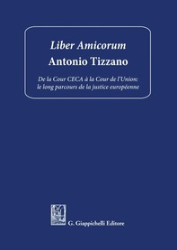 Liber Amicorum in onore di Antonio Tizzano - Librerie.coop