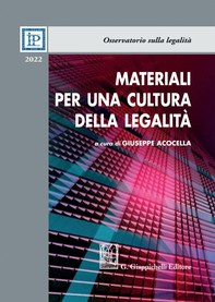 Materiali per una cultura della legalità - e-Book - Librerie.coop