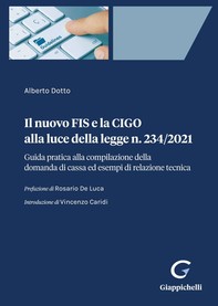Il nuovo FIS e la CIGO alla luce della legge n. 234/2021 - e-Book - Librerie.coop