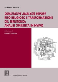 Qualitative analysis report rito religioso e trasformazione del territorio: analisi omiletica in nvivo - Librerie.coop