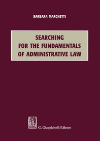 Searching for the Fundamentals of Administrative Law - Librerie.coop