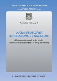 La crisi finanziaria internazionale e nazionale - Librerie.coop