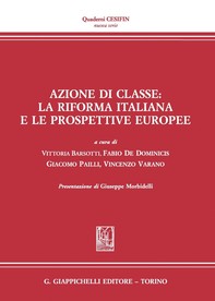 Azione di classe: la riforma italiana e le prospettive europee - e-Book - Librerie.coop