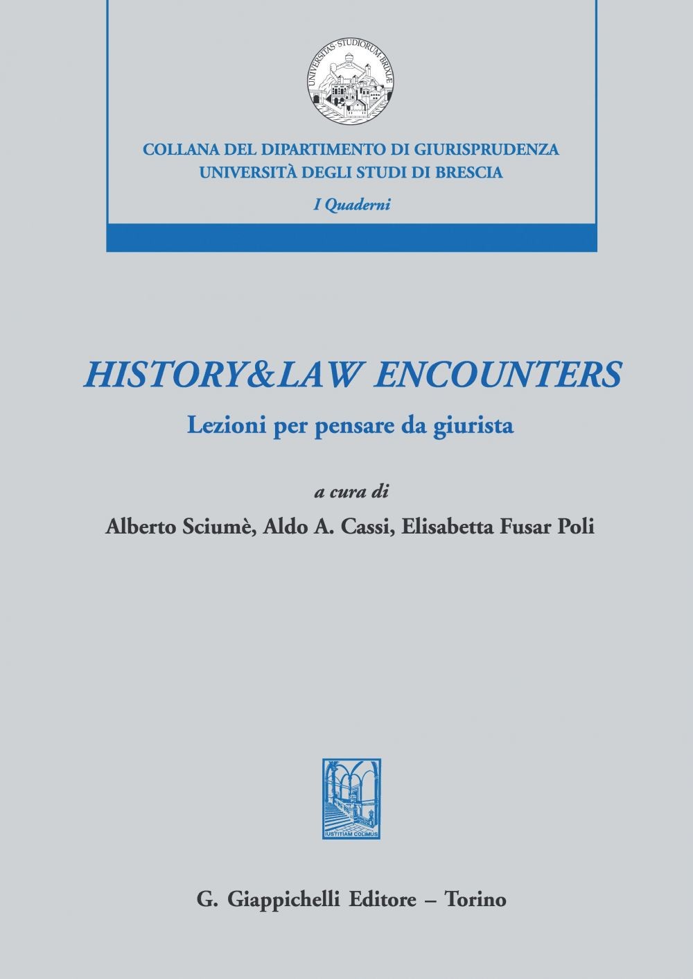 History&Law Encounters - e-Book - Librerie.coop