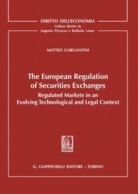 The European Regulation of Securities Exchanges - e-Book - Librerie.coop