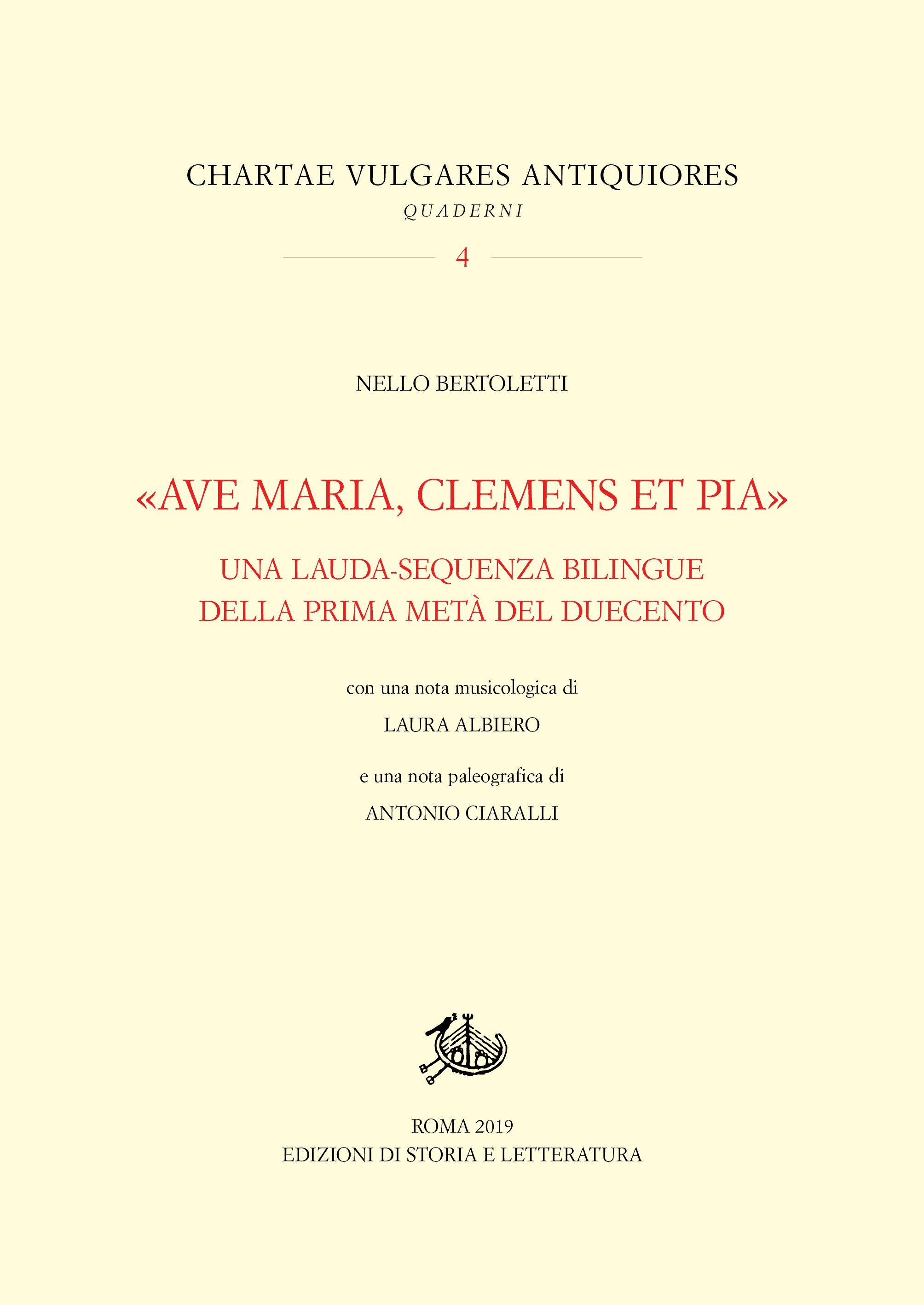 «Ave Maria, clemens et pia» - Librerie.coop