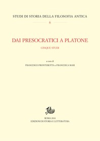 Dai Presocratici a Platone - Librerie.coop