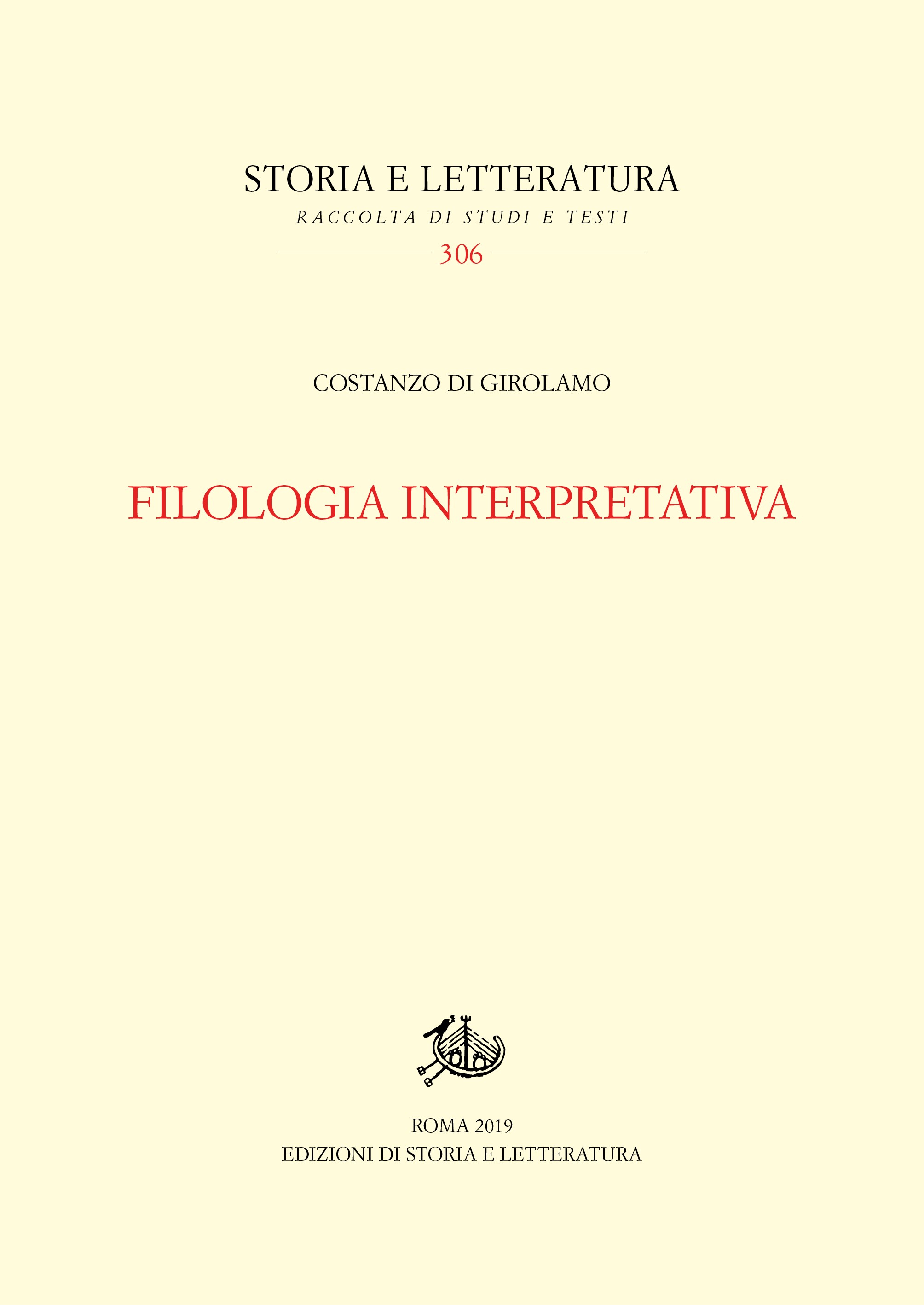 Filologia interpretativa - Librerie.coop