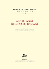 Cento anni di Giorgio Bassani - Librerie.coop