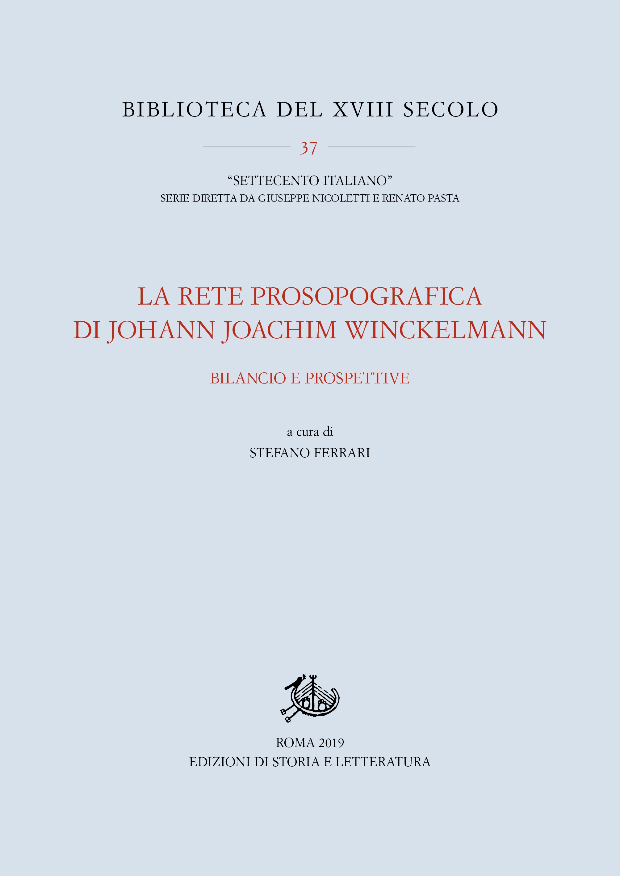 La rete prosopografica di Johann Joachim Winckelmann - Librerie.coop