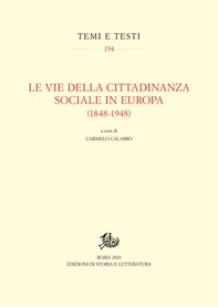 Le vie della cittadinanza sociale in Europa (1848-1948) - Librerie.coop