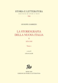 La storiografia della nuova Italia. II - Librerie.coop