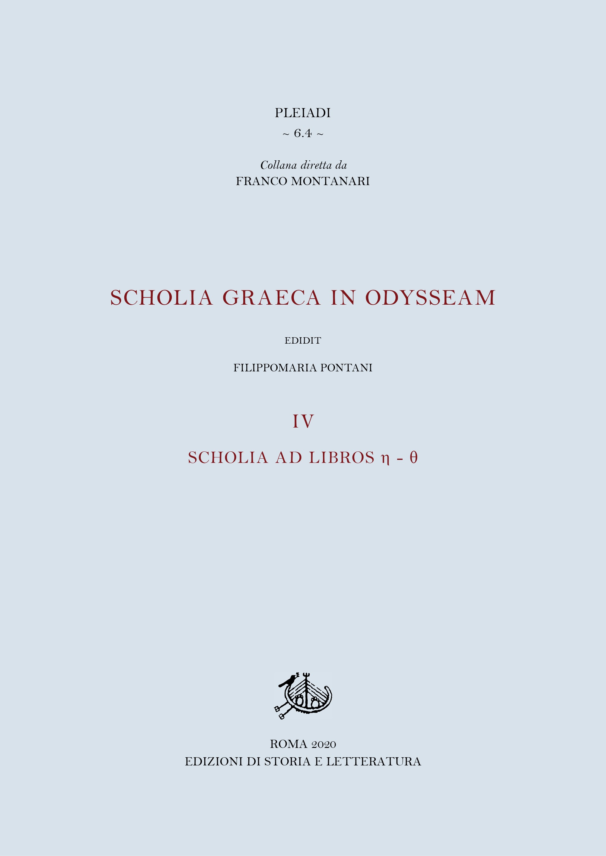 Scholia graeca in Odysseam. IV - Librerie.coop