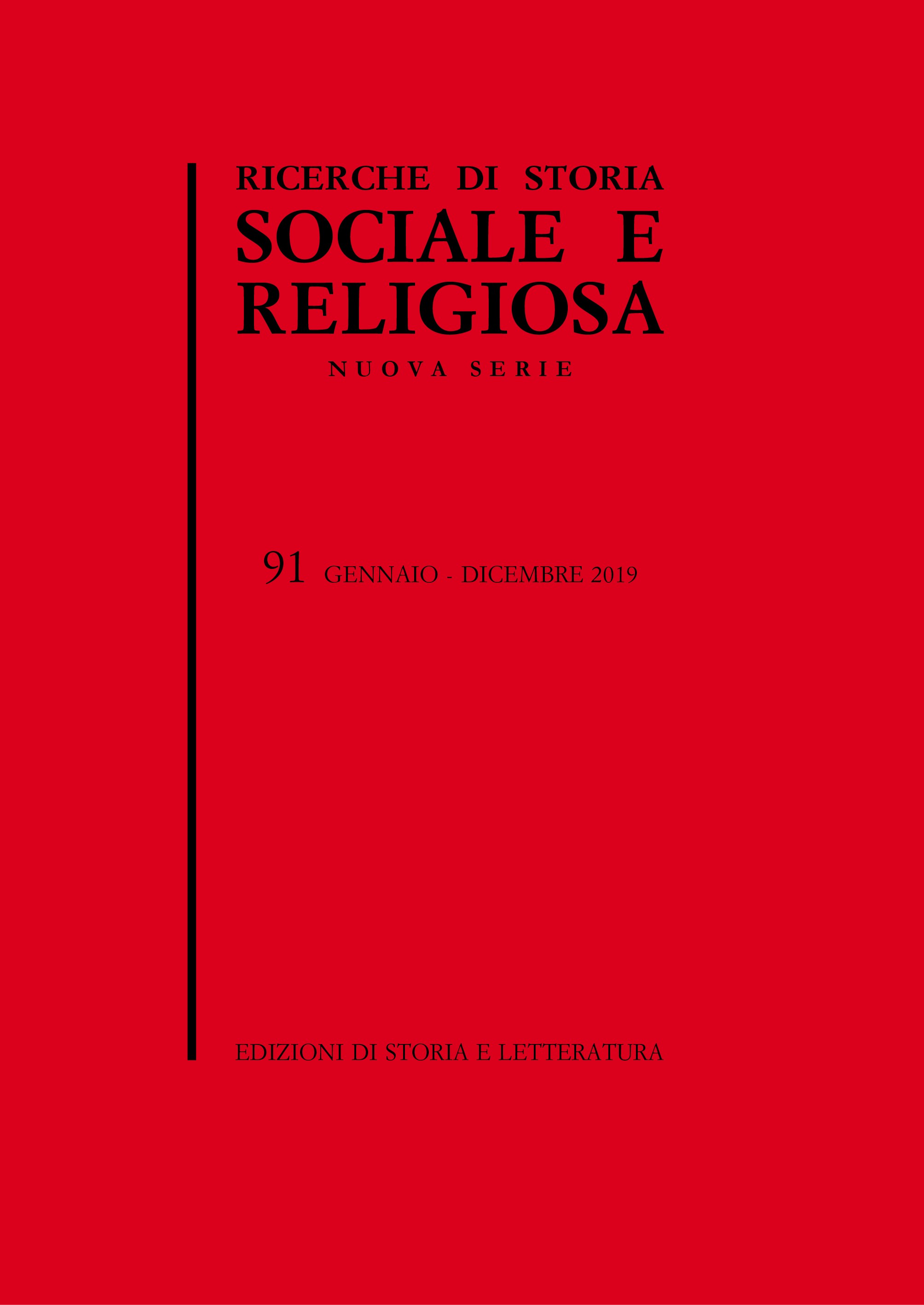 Ricerche di Storia Sociale e Religiosa, 91 - Librerie.coop