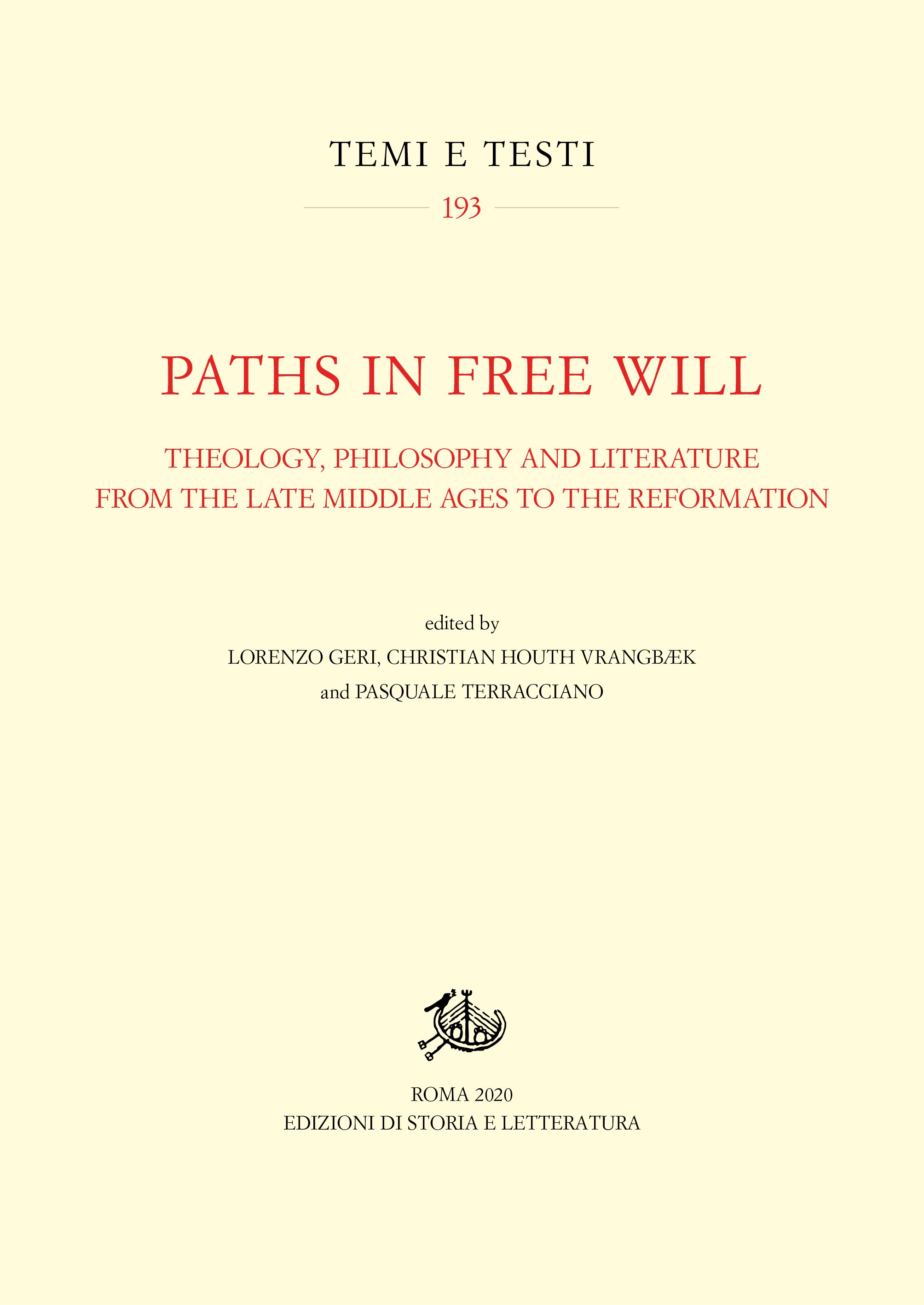Paths in Free Will - Librerie.coop