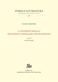 La filosofia morale di Giuseppe Capograssi e Pietro Piovani - Librerie.coop