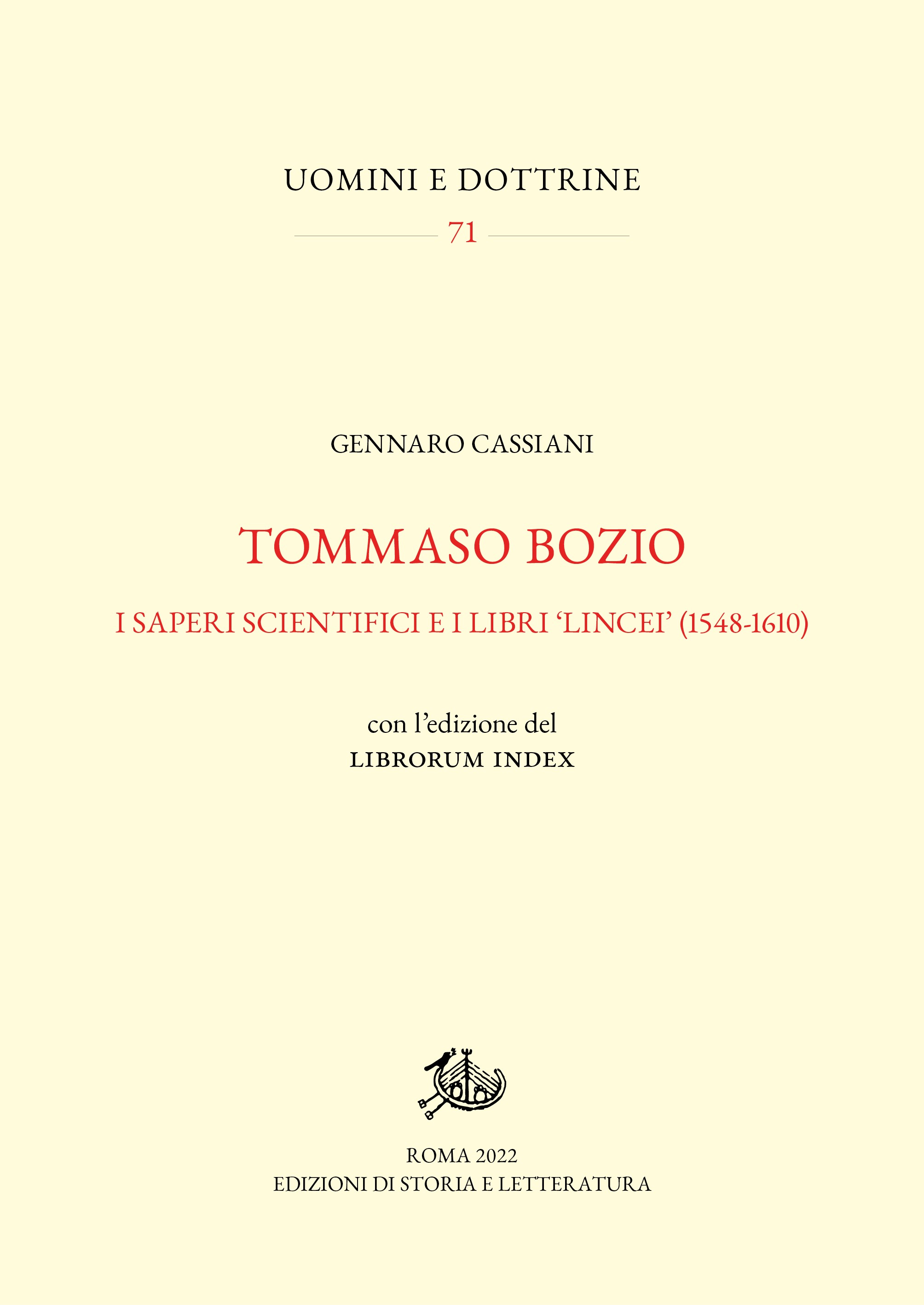 Tommaso Bozio - Librerie.coop