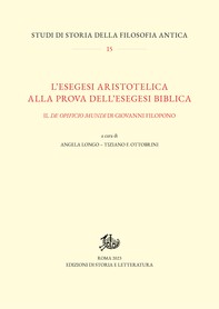 L’esegesi aristotelica alla prova dell’esegesi biblica - Librerie.coop