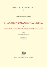 Filologia umanistica greca. IV - Librerie.coop