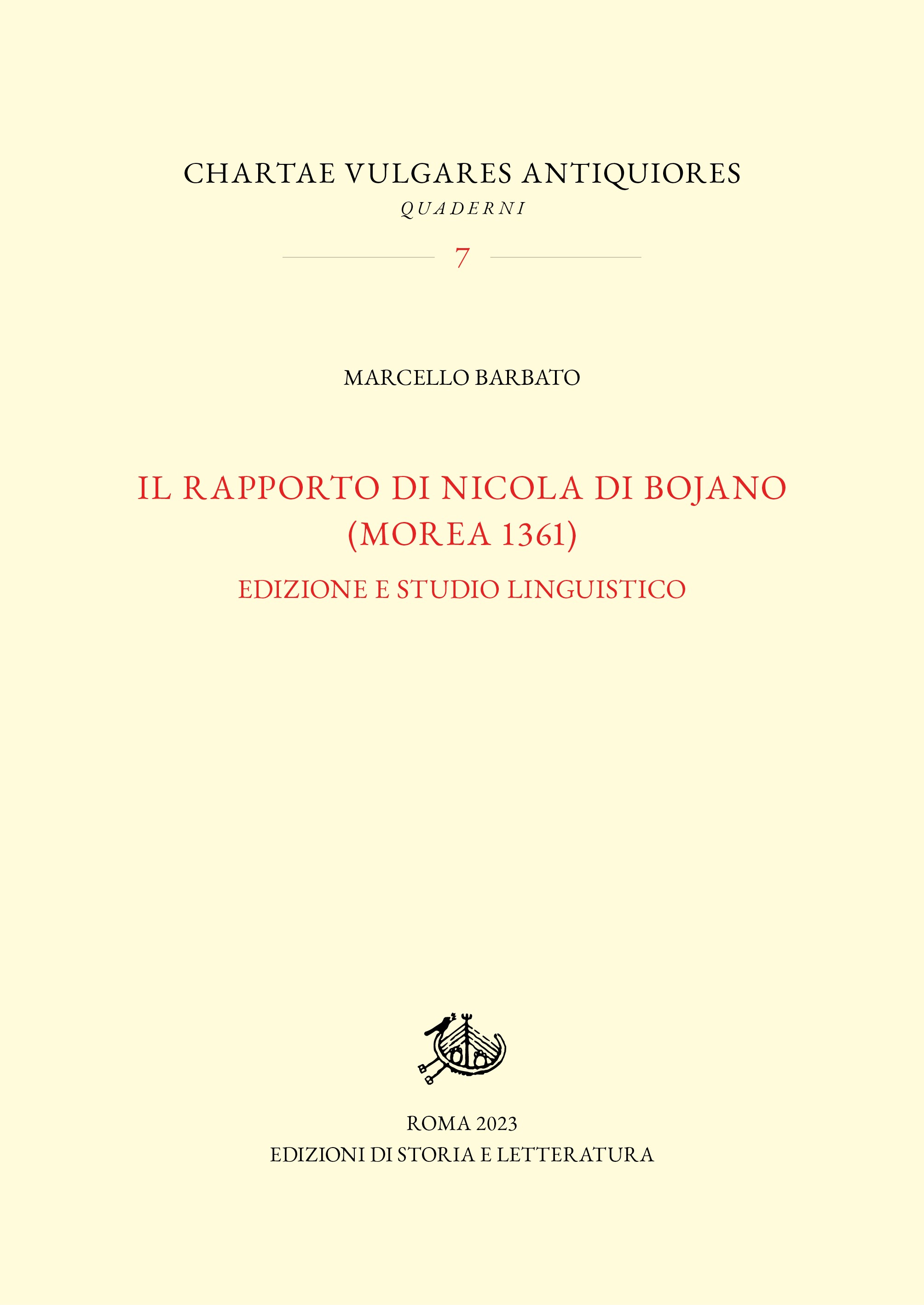 Il rapporto di Nicola di Bojano (Morea 1361) - Librerie.coop