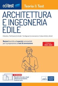 Architettura e Ingegneria Edile : Teoria & Test - Librerie.coop