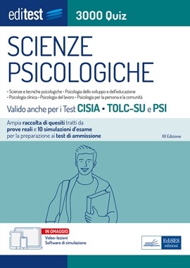 Editest 3000 quiz  Scienze psicologiche - Librerie.coop
