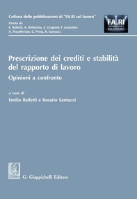 Prescrizione dei crediti e stabilità del rapporto di lavoro - e-Book - Librerie.coop