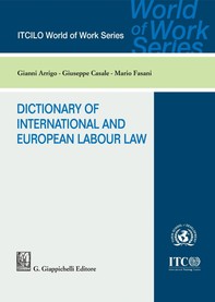 Dictionary of International and European Labour Law - e-Book - Librerie.coop